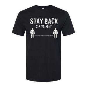 Stay Back Pi-Day Funny 3.14 Math Symbols Quarantine Softstyle CVC T-Shirt