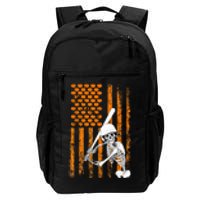 Skeleton Baseball Player Fan Skeleton Halloween Baseball Daily Commute Backpack