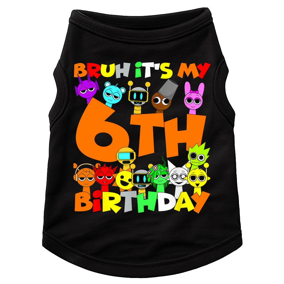 Sprunki Birthday Party 6th Birthday Toys Kids Girls Boys  Doggie Tank