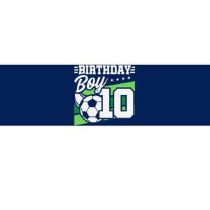 Soccer Birthday Party 10 Year Old Boy 10th Birthday Bumper Sticker