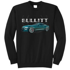 S550 Bullitt Performance Car 5.0liter V8 Muscle Green Sweatshirt