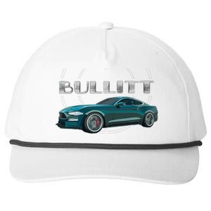 S550 Bullitt Performance Car 5.0liter V8 Muscle Green Snapback Five-Panel Rope Hat