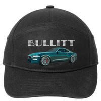 S550 Bullitt Performance Car 5.0liter V8 Muscle Green 7-Panel Snapback Hat