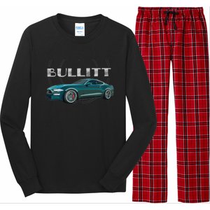 S550 Bullitt Performance Car 5.0liter V8 Muscle Green Long Sleeve Pajama Set