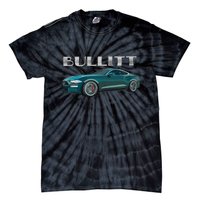 S550 Bullitt Performance Car 5.0liter V8 Muscle Green Tie-Dye T-Shirt