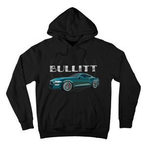 S550 Bullitt Performance Car 5.0liter V8 Muscle Green Tall Hoodie