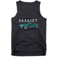 S550 Bullitt Performance Car 5.0liter V8 Muscle Green Tank Top