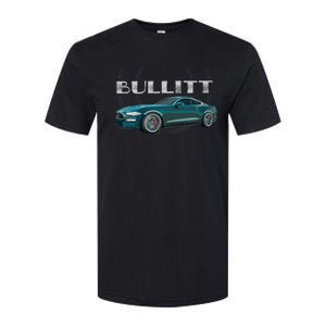 S550 Bullitt Performance Car 5.0liter V8 Muscle Green Softstyle CVC T-Shirt