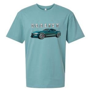 S550 Bullitt Performance Car 5.0liter V8 Muscle Green Sueded Cloud Jersey T-Shirt