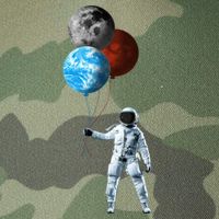 Planet Balloons Astronaut Space Legacy Tie Dye Trucker Hat