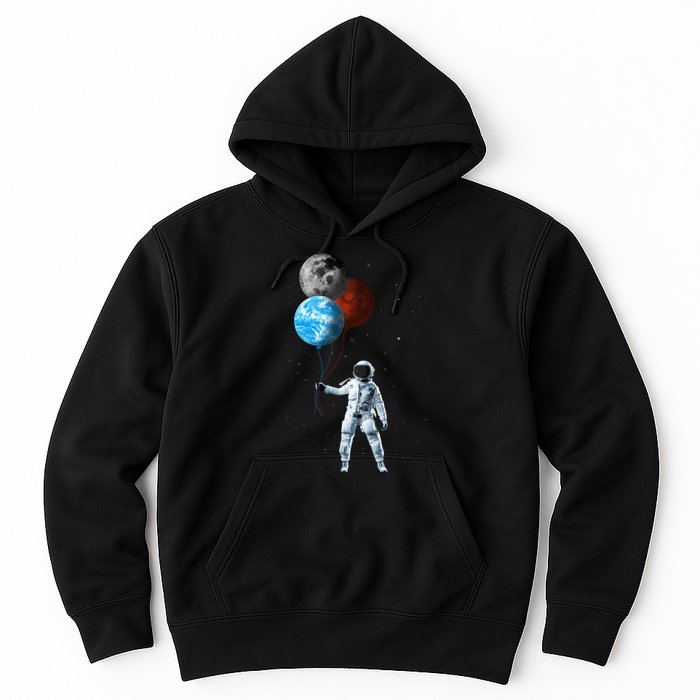 Planet Balloons Astronaut Space Hoodie
