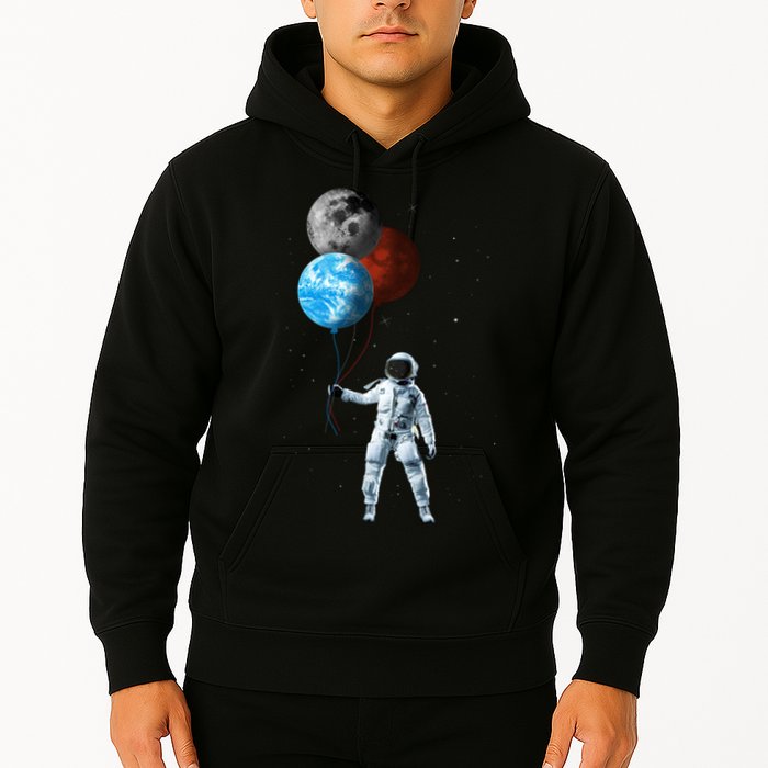 Planet Balloons Astronaut Space Hoodie