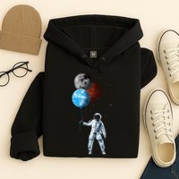 Planet Balloons Astronaut Space Hoodie