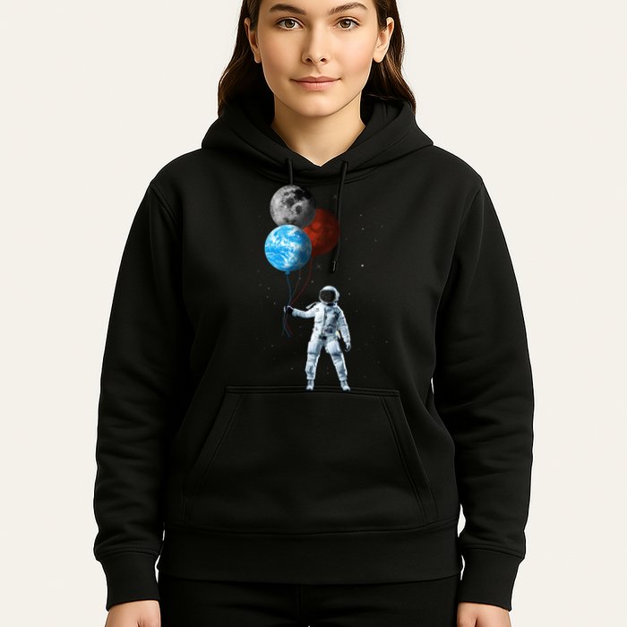 Planet Balloons Astronaut Space Hoodie