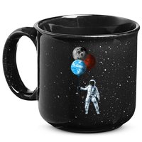 Planet Balloons Astronaut Space 15oz Campfire Ceramic Mug