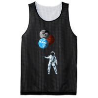 Planet Balloons Astronaut Space Mesh Reversible Basketball Jersey Tank