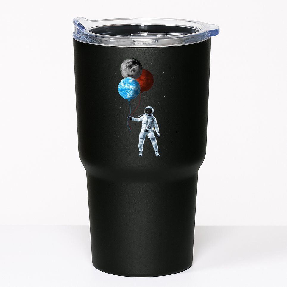 Planet Balloons Astronaut Space Tumbler