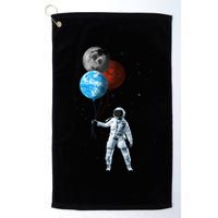 Planet Balloons Astronaut Space Golf Towel