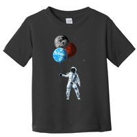 Planet Balloons Astronaut Space Toddler T-Shirt