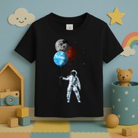 Planet Balloons Astronaut Space Toddler T-Shirt