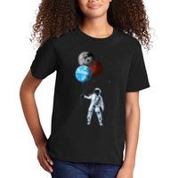 Planet Balloons Astronaut Space Kids T-Shirt