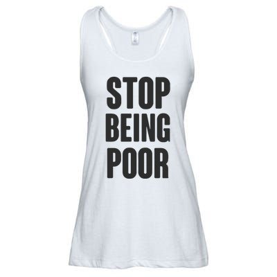 Stop Being Poor Ladies Essential Flowy Tank