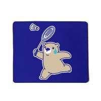 Sweet Bear Playing Badminton Badminton Player Badminton Gift Mousepad