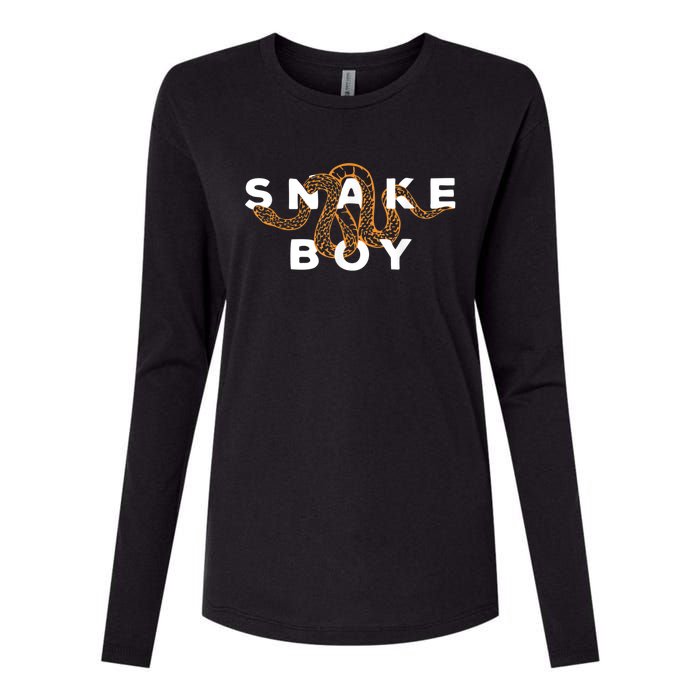 Snake Boy Python Herpetology Snakes Owner Womens Cotton Relaxed Long Sleeve T-Shirt