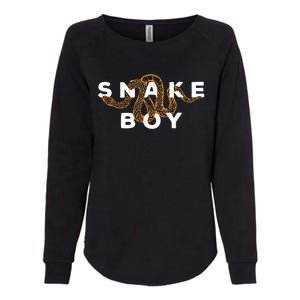 Snake Boy Python Herpetology Snakes Owner Womens California Wash Sweatshirt