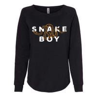 Snake Boy Python Herpetology Snakes Owner Womens California Wash Sweatshirt