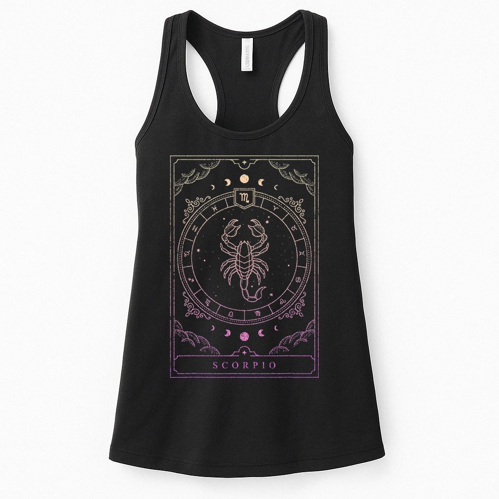 Scorpio Birthday Present Wo Zodiac Sign Womens Tank Top