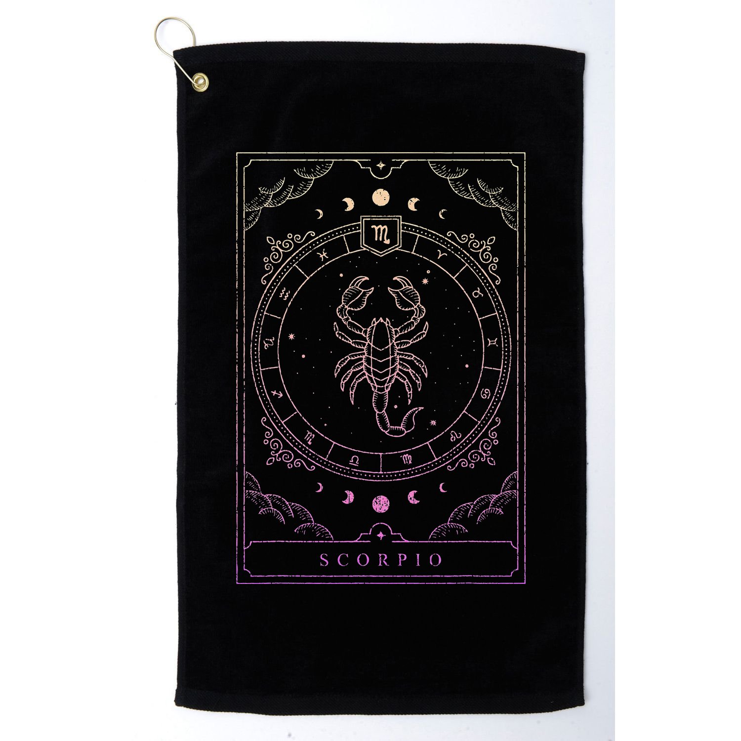 Scorpio Birthday Present Wo Zodiac Sign Golf Towel