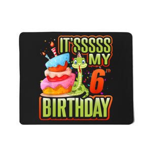 Snake Birthday Party Kids 6th Reptile Supplies Decorations Mousepad