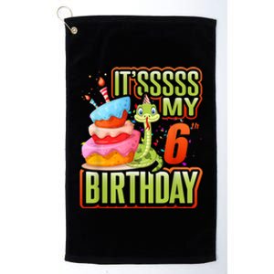 Snake Birthday Party Kids 6th Reptile Supplies Decorations Platinum Collection Golf Towel