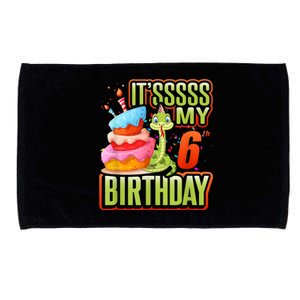 Snake Birthday Party Kids 6th Reptile Supplies Decorations Microfiber Hand Towel