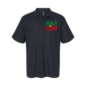 Strong Black Pride Teach The  Power Softstyle Adult Sport Polo