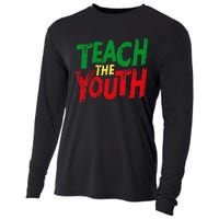 Strong Black Pride Teach The  Power Cooling Performance Long Sleeve Crew