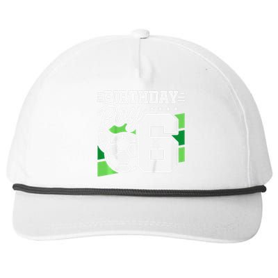 Soccer Birthday Party 6 Year Old Boy 6th Birthday Snapback Five-Panel Rope Hat