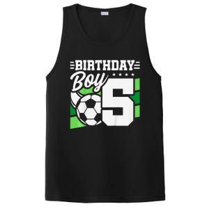 Soccer Birthday Party 5 Year Old Boy 5th Birthday PosiCharge Competitor Tank