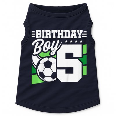 Soccer Birthday Party 5 Year Old Boy 5th Birthday Doggie Tank