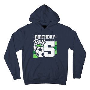 Soccer Birthday Party 5 Year Old Boy 5th Birthday Hoodie