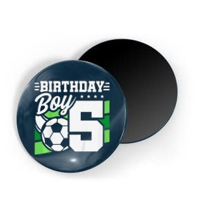 Soccer Birthday Party 5 Year Old Boy 5th Birthday Magnet