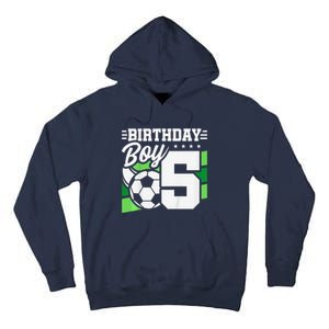 Soccer Birthday Party 5 Year Old Boy 5th Birthday Tall Hoodie