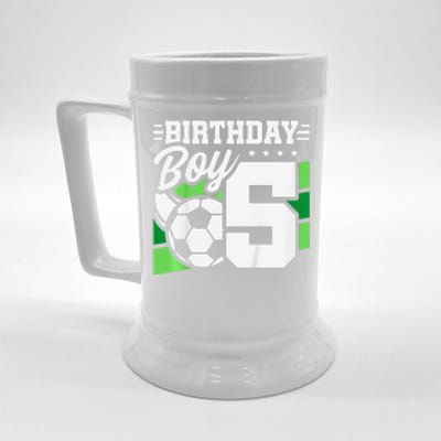 Soccer Birthday Party 5 Year Old Boy 5th Birthday Beer Stein