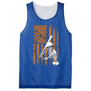 Skeleton Baseball Player Fan Skeleton Halloween Baseball Mesh Reversible Basketball Jersey Tank