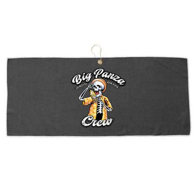 Skeleton Big Panza Crew Chingon Large Microfiber Waffle Golf Towel