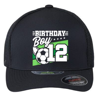 Soccer Birthday Party 12 Year Old Boy 12th Birthday Flexfit Unipanel Trucker Cap