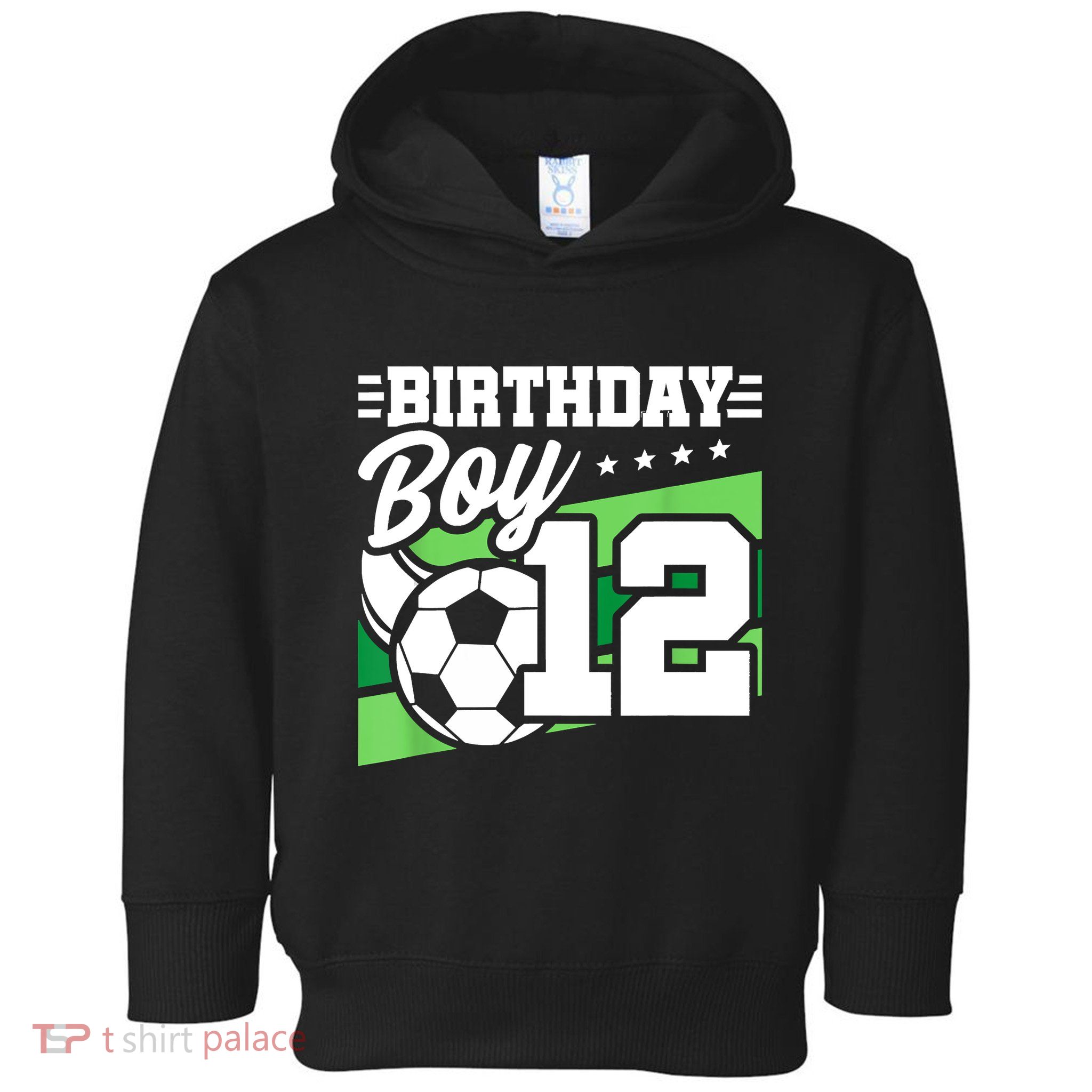 Soccer Birthday Party 12 Year Old Boy 12th Birthday Toddler Hoodie