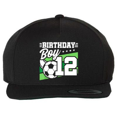 Soccer Birthday Party 12 Year Old Boy 12th Birthday Wool Snapback Cap