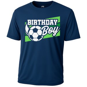 Soccer Birthday Party Birthday Boy Soccer Birthday Cooling Performance Crew T-Shirt